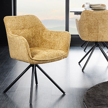 Stolička 44159 Verona látka Žltá