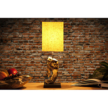 Stolová lampa 19478 Masív drevo/Bežová Stolová lampa 19478 Masív drevo/Bežová