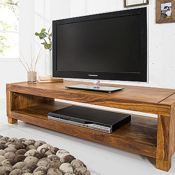 TV-skrinka 37203 110cm Masív drevo Sheesham/Palisander