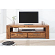 TV-skrinka 37892 135cm Masív drevo Sheesham/Palisander