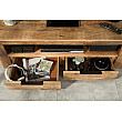 TV-skrinka 38931 130cm Masív drevo Mango Industrial look TV-skrinka 38931 130cm Masív drevo Mango Industrial look