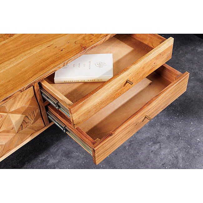 TV-skrinka 43736 Alpine 145cm Drevo Acacia Honey