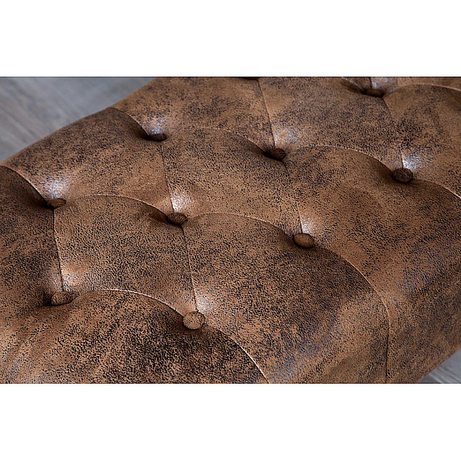 Taburetka 19449 Chesterfield Antik Hnedá