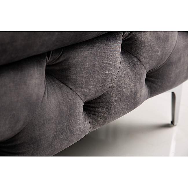 Taburetka 41135 Modern Barock Zamat Šedá