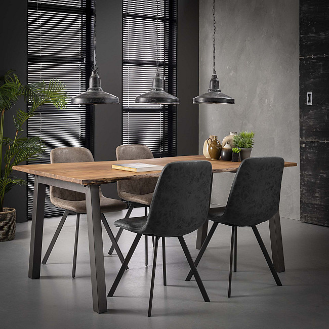 Jedálenský stôl 25-07 180x90cm Drevo Acacia natural