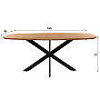 Jedálenský stôl 29-75 Arhus 180x95cm Masív Drevo Acacia Jedálenský stôl 29-75 Arhus 180x95cm Masív Drevo Acacia