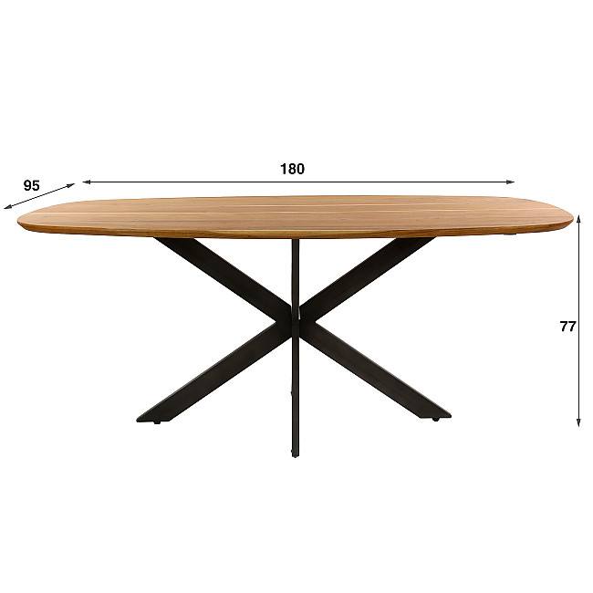 Jedálenský stôl 29-75 Arhus 180x95cm Masív Drevo Acacia Jedálenský stôl 29-75 Arhus 180x95cm Masív Drevo Acacia