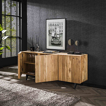 Komoda 28-52 Block 180cm Drevo Acacia Komoda 28-52 Block 180cm Drevo Acacia
