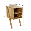Nočný stolík 20-87 Angle Drevo Acacia
