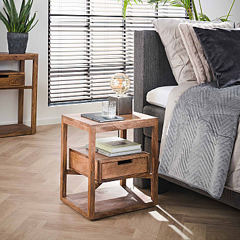 Nočný stolík 22-30 Sahara Drevo Mango