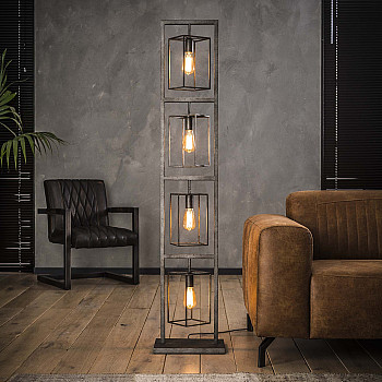 Stojaca lampa 72-37 4 x Cubic tower - PRODUKT JE SKLADOM U NÁS - 1Ks