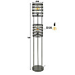 Stojaca lampa 72-67 2L Metal Blinds