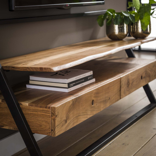 TV-skrinka 23-66 Lean 140cm Drevo Acacia TV-skrinka 23-66 Lean 140cm Drevo Acacia
