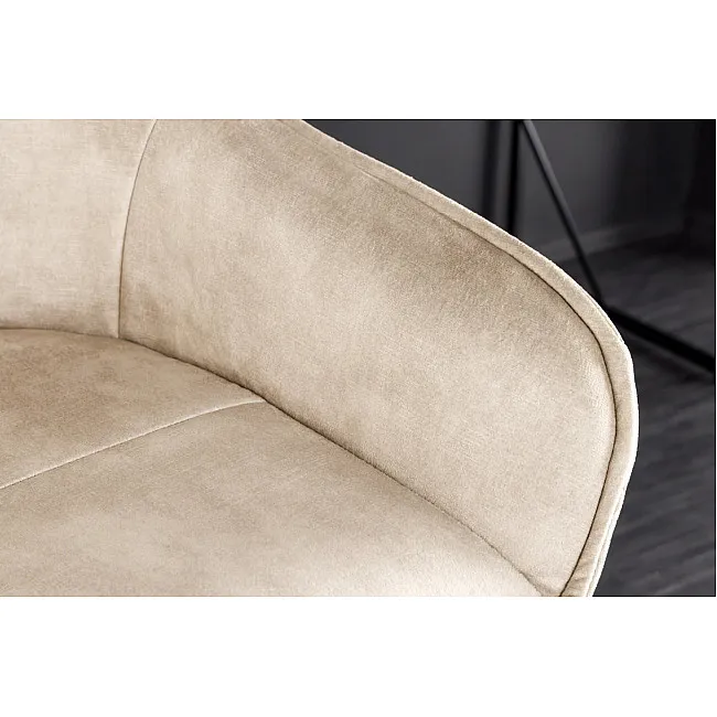 Barová stolička Euphoria 43686 Zamat - Champagne