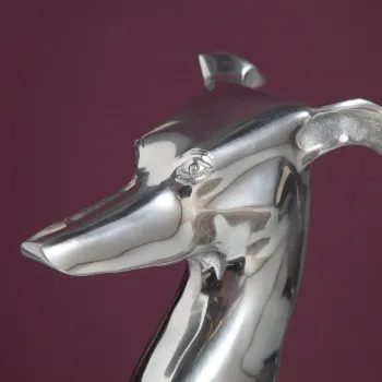 Dekorácia Grayhound 8891 Strieborná