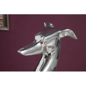 Dekorácia Grayhound 8891 Strieborná