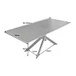 Rozkladací jedálenský stôl Alpine 43845 160/200x90cm Ceramik antracite