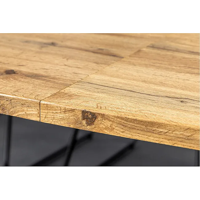 Rozkladací jedálenský stôl 45078 160/200x90cm Divoký dub fólia
