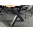 Rozkladací jedálenský stôl 45079 180/220x90cm Divoký dub fólia