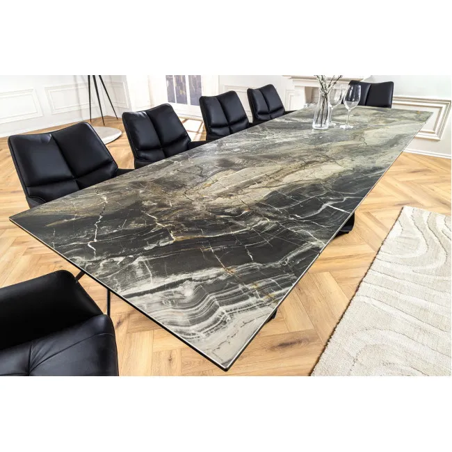Rozkladací jedálenský stôl Infinity 45181 180/220/260 x 90cm Look taupe Ceramik