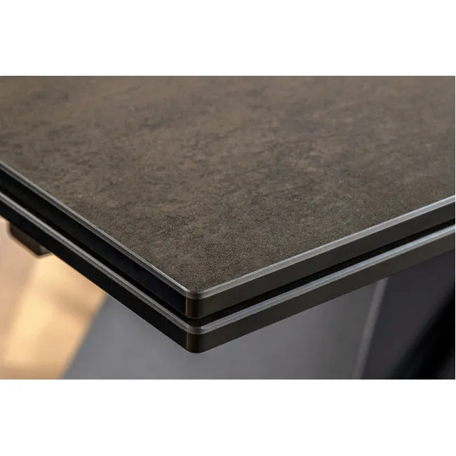 Rozkladací jedálenský stôl Infinity 45182 180/220/260 x 90cm Rust black Ceramik