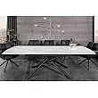 Rozkladací jedálenský stôl Mikado 46495 180/230x90cm Ceramik white marble