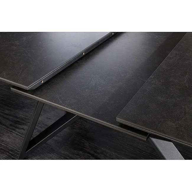 Rozkladací jedálenský stôl Atlas 46500 160/200x90cm Ceramik graphite marble