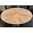 Jedálenský stôl 46559 Atelier Ø120cm Natural Dub Dyha