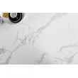 Jedálenský stôl 41088 200 x 100cm Marble Look White Ceramik