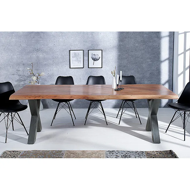 Jedálenský stôl Mammut X 200x100cm drevo Acacia -HONEY