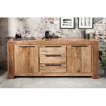 Komoda 38930 175cm Drevo Mango Industrial look - PRODUKT JE SKLADOM U NÁS - 1Ks