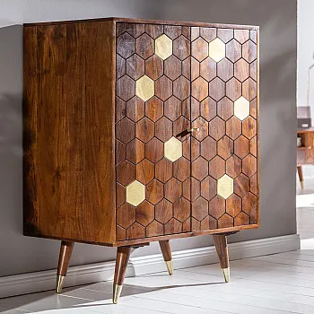 Komoda/Wine-Bar 39951 Drevo Acacia