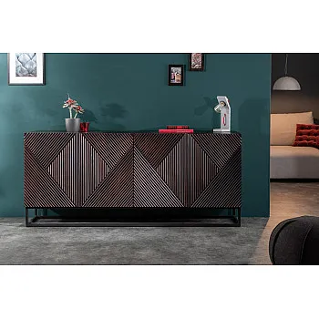 Komoda 40049 177cm Drevo Mango hnedá