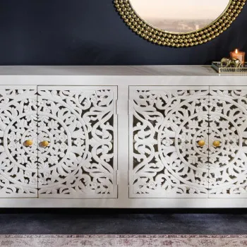 Komoda 43852 Marrakech 170cm Drevo Mango Biele