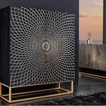 Komoda 44321 100cm Illusion Drevo Mango