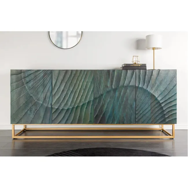 Komoda 46544 Scorpion 180cm Drevo Mango Tyrkysové
