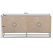 Komoda 46556 Grandezza 180cm Natural Orech dyha