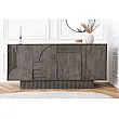 Komoda 46801 170cm Art Deco Drevo Mango Šedá