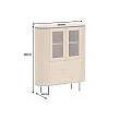Komoda 47454 Atelier 120cm Natural Dub dyha
