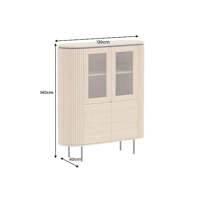 Komoda 47454 Atelier 120cm Natural Dub dyha