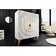 Komoda 48108 Bailey 100cm Drevo Mango Bielené