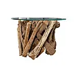 Konferenčný stôl Nature 39832 Ø60cm Drevo Teak
