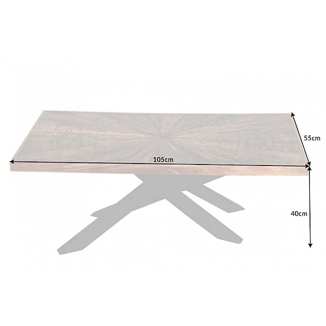Konferenčný stôl 40526 Wood art 105x55cm Drevo Mango