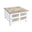 Konferenčný stôl 42149 Jakarta 70x70cm Drevo Mango
