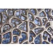 Konferenčný stôl Leaf 43229 Ø75cm Aluminium Silver
