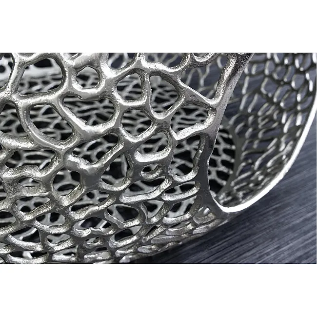 Konferenčný stôl Spin 44147 Ø75cm Aluminium Silver