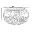 Konferenčný stôl Spin 44147 Ø75cm Aluminium Silver