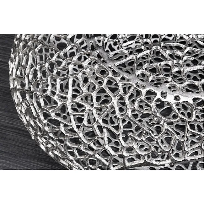Konferenčný stôl Organic 44148 120x66cm Aluminium Silver