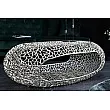 Konferenčný stôl Organic 44148 120x66cm Aluminium Silver