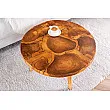Konferenčný stôl Mosaik 44712 Ø60cm Drevo Teak
